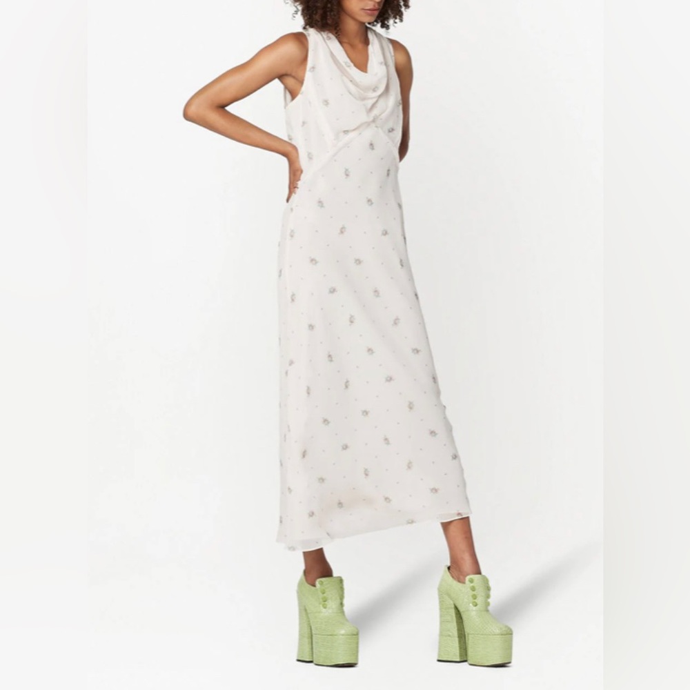 Marc Jacobs floral print silk midi size 4